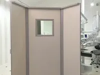 Рентгенозащитная ширма большая одностворчатая передвижная ШРБ1 1050x2000 мм с окном 180x240 мм купить в Бухаре
