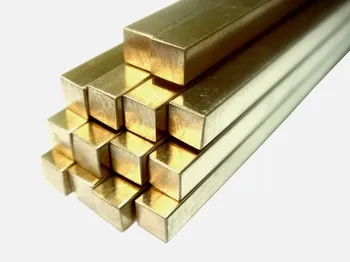 Латунный квадрат 6 мм 6 мм Л63 ГОСТ 2060-2006 купить в Бухаре
